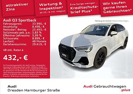 Audi Q3 40 TFSI S line quattro LED Navi