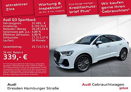 Audi Q3 40 TFSI S line quattro LED Navi