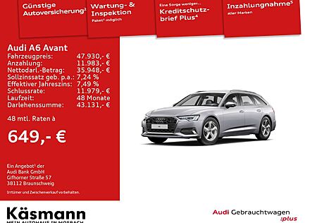 Audi A6 advanced 45TFSI MATRIX KAM AHK ACC SHZ