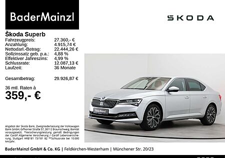 Skoda Superb Limousine 1.5 TSI DSG L&K Leder SHZ Navi