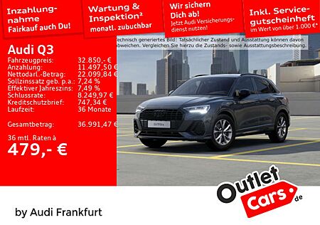 Audi Q3 45 TFSI e S tronic S line MatrixLED B&O Panor