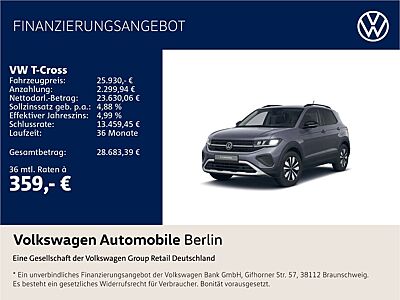 Volkswagen T-Cross 1.0 TSI DSG Goal LED SHZ ACC PDC