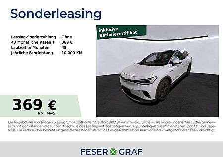 VW ID.4 Volkswagen Pro 82 kWh 150KW Pano Kamera HUD Wärmepumpe