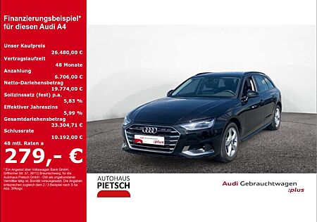 Audi A4 Avant 35 TDI advanced ACC Navi AHK Totwinkel