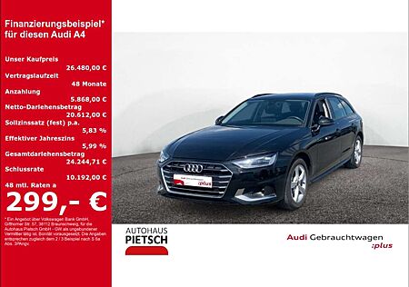 Audi A4 Avant 35 TDI advanced ACC Navi AHK Totwinkel