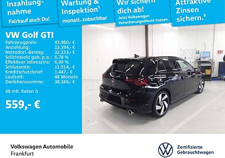 VW Golf GTI Volkswagen Golf VIII GTI 2.0 TSI DSG Navi Leder 18"Alu IQ.L