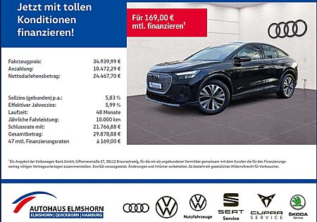 Audi Q4 e-tron Sportback 40 advanced NAV KAM DWA PDC SHZ