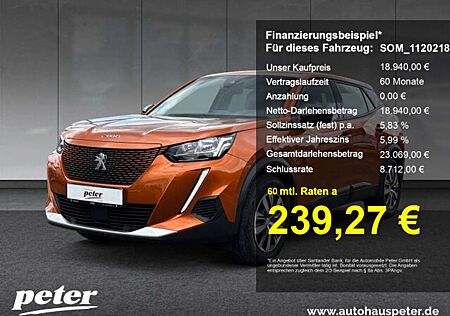 Peugeot 2008 e- Active +11kW OBC+EPH+SHZ+Bluetooth+