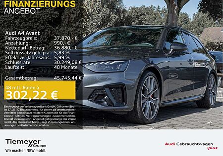 Audi A4 gebraucht kaufen Audi A4 40 TFSI Q 2x S LINE OPS+ MATRIX AHK LM1