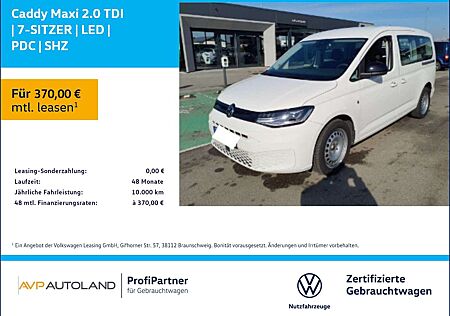VW Caddy Volkswagen Maxi 2.0 TDI | 7-SITZER | LED | PDC | SHZ