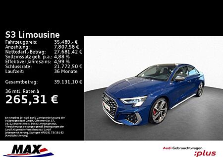 Audi S3 2.0 TFSI QUATT MATRIX+PANO+B&O+HUD+