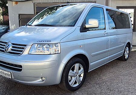 VW T5 Transporter Volkswagen T5 Bus Multivan United Klima Navi Sitzheizung