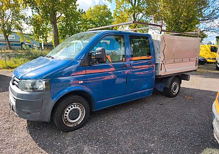VW T5 Transporter Volkswagen Pritsche Doppelkabine mit Tüv