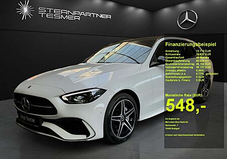 Mercedes-Benz C 300 de 4M T AMG HUD Panorama AHK 360° Burm.
