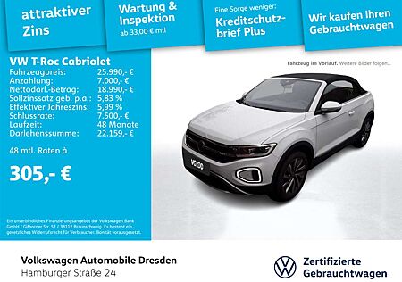 VW T-Roc Volkswagen Style 1.5 TSI LED KAM SIDE APP