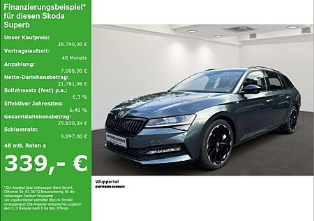 Skoda Superb Com 2.0 TSI Sportline DSG LED NAVI KAMERA SHZ PDC