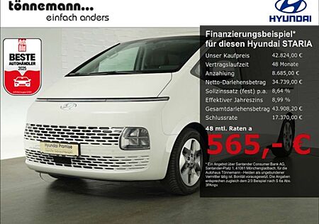 Hyundai Staria CRDI PRIME AT 9-SITZER+VOLL LED+SCHIEBETÜREN+NAVI+