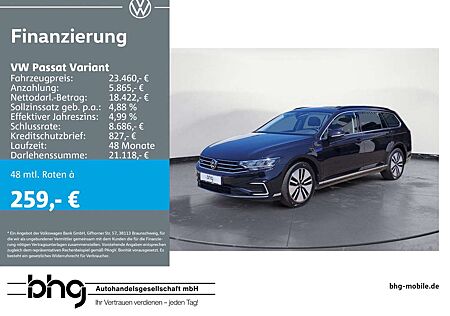 VW Passat Variant Volkswagen GTE1.4 TSI DSG PHEV Hybrid AHK Pa