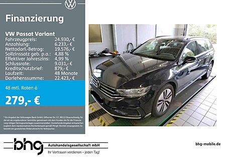 VW Passat Variant Volkswagen GTE1.4 TSI DSG PHEV Hybrid AHK Pa