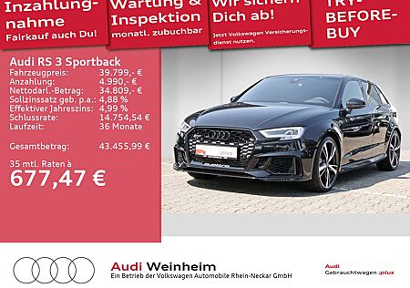 Audi RS3 Sportback 2.5 TFSI Black-Paket Panoramadach