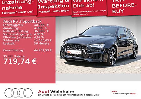Audi RS3 Sportback 2.5 TFSI Black-Paket Panoramadach