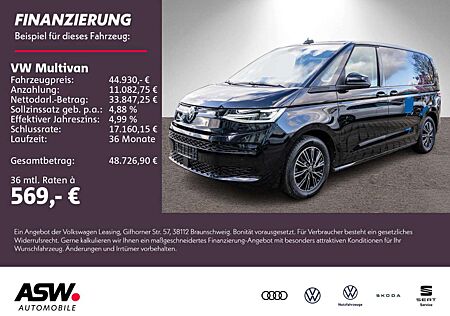 VW T7 Multivan Volkswagen 1.4 eHybrid DSG LED Navi RFK PDC VC