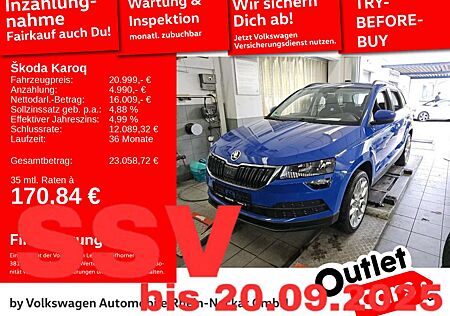 Skoda Karoq 1.5 TSI Style DSG Klimaautomatik PDC Tempo