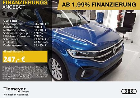 VW T-Roc Volkswagen Cabrio 1.5 TSI DSG R-LINE LM19 STHZG MATRI