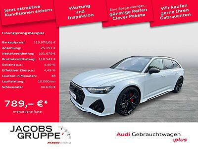 Audi RS6 performance B+O Advanced/RS-AGA/Pano/Laser/360°/HuD/AHK