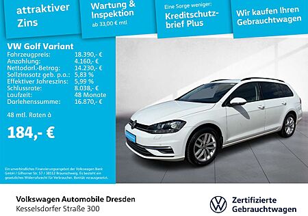 VW Golf Variant Volkswagen Golf VII Variant 1.6 TDI Comfortline Navi ACC PD