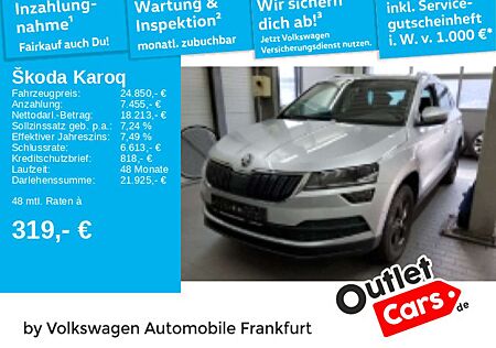Skoda Karoq 2.0 TDI DSG Clever 4x4 Navi LED Rückfahrka