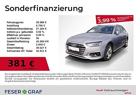Audi A4 Avant Advanced 35 TFSI S tronic ACC RFK PDC