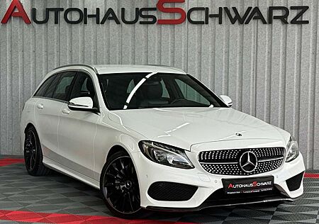 Mercedes-Benz C 220 C220cdi Aut AMG Burmester Kamera Leder AHK Led 19`
