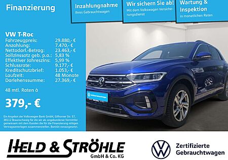 VW T-Roc Volkswagen R-Line 1.5 TSI LED+ NAV KAM PDC SHZ APP