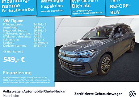 VW Tiguan Volkswagen 1.5 eTSI Life DSG AHK Navi Kamera uvm