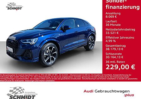 Audi Q3 Sportback S Line 35 TFSI LED MMI 19" RFK