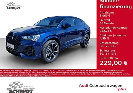 Audi Q3 Sportback S Line 35 TFSI LED MMI 19" RFK