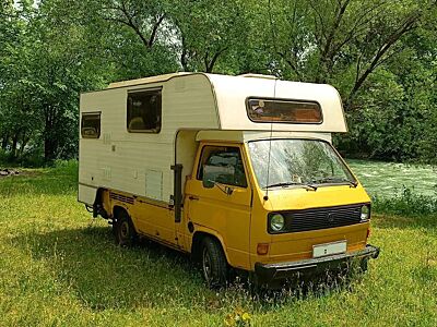 Volkswagen T3 Wohnmobil von Tischer als Pickup auf VW T3