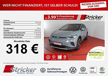 VW ID.4 Volkswagen Tech 150/77 318,-ohne Anzahlung Pano Wärmepumpe