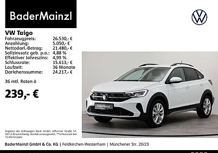VW Taigo Volkswagen 1.5 TSI DSG Life Kamera SHZ Alu CarPlay