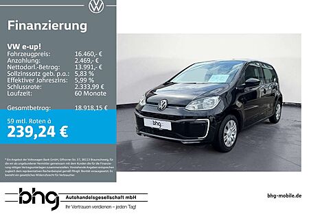 VW e-up! Volkswagen e-up! PDC, Kamera, Tempomat, Netzladekabel