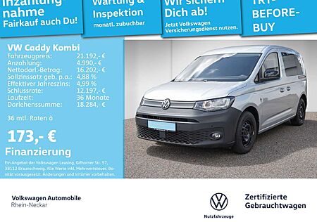 VW Caddy Volkswagen 2.0 TDI Navi Klima PDC ACC Sitzhzg.
