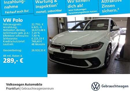 VW Polo Volkswagen 2.0 TSI DSG GTI FrontAssist IQ.Light DAB+