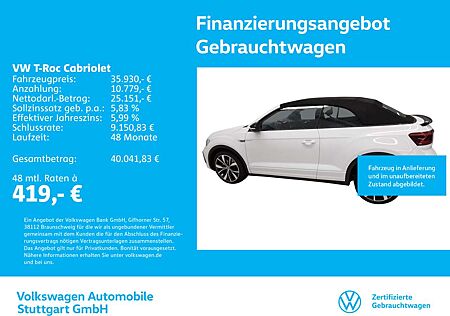 VW T-Roc Volkswagen R-Line 1.5 TSI DSG Navi Tempomat