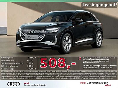 Audi Q4 e-tron 45 S line LED KAMERA HuD ACC NAVI+ PDC