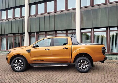 Ford Ranger Wildtrak Doppelkabine 4x4 Aus 19% MWST AUSW.-NUR 50 TKM-AHK-RÜCKFAHRKAMERA-EURO 6