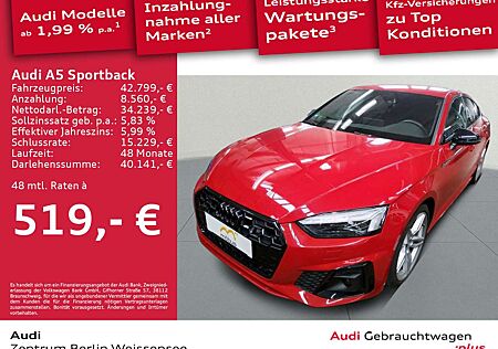 Audi A5 40 TDI S-TRO*S-LINE*QUA*MATRIX*NAVI