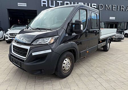 Peugeot Boxer Pritsche Doka. 435 L4 BlueHDi 7-Sitz/Klima