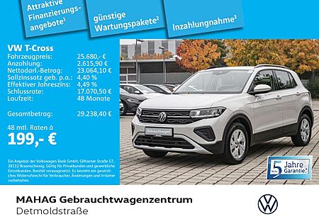 VW T-Cross gebraucht kaufen VW T-Cross Volkswagen 1.0 TSI Life AHK LED ParkAssist AppConne