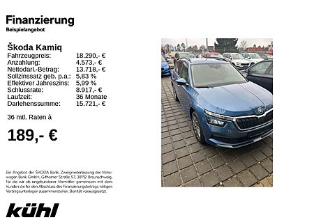 Skoda Kamiq 1.0 TSI Clever Navi
